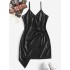 ZAFUL Overlap Croco Print Asymmetric Mini Bodycon Dress