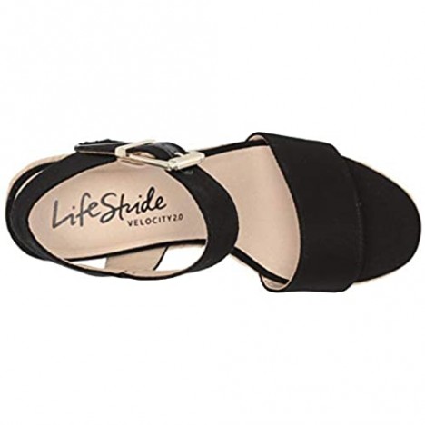 LifeStride Women's Tango 2 Espadrille Wedge Sandal