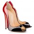 Women Classic Peep Toe High Heels Pumps Slip on Stiletto Patent Leather Casual Dress Shoes for Party
