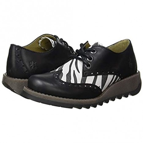 Fly London Women's SUME524FLY Oxford Black/OFFWHITE