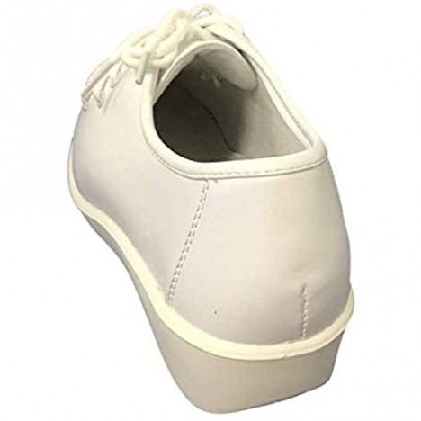 J-WD04 Women's Comfort Work Shoes Lace up Nurse Hotel Restaurant Walking Slip Resistant Oxfords