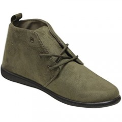 Refresh Scala-02 Women's Round Toe lace up Classic Suede Oxford Flats
