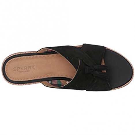 Sperry Women's Seaport City Sandal Tassel Slide Leather Sandal
