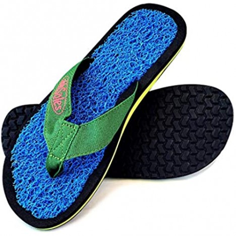 ahhSoles Flip Flops - Comfortable Durable Sandals That are Slip Resistant When Wet and Stick Snug to Feet (Sizes are in US Men's for Women's See Size Chart)