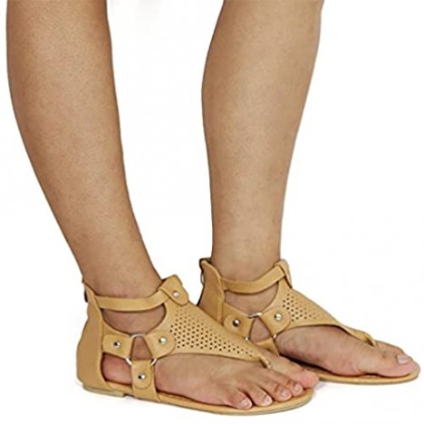Brown Roman Gladiator Sandals
