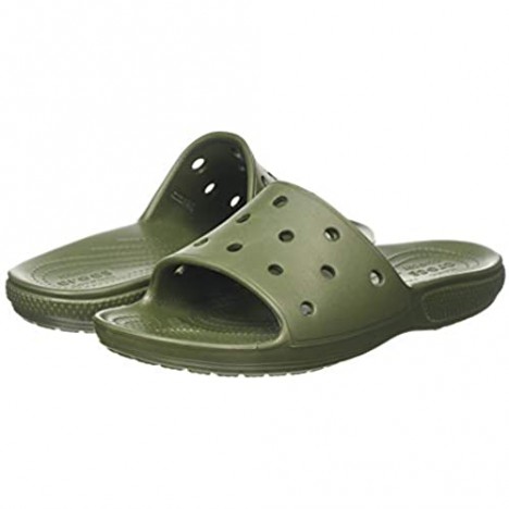 Crocs unisex-adult Classic Slide Sandals | Slip on Water Shoes