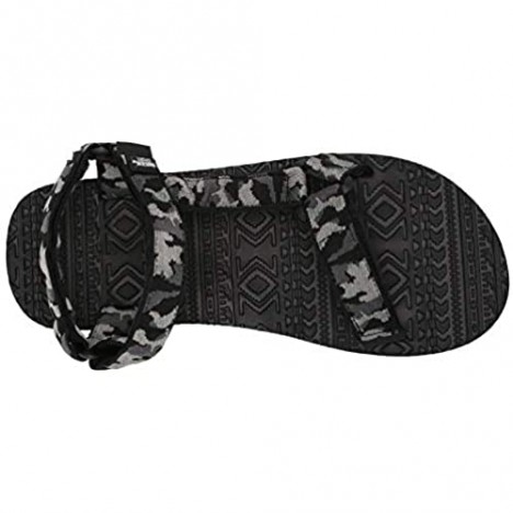 MUK LUKS Men's Tristian Sandals Black/Grey