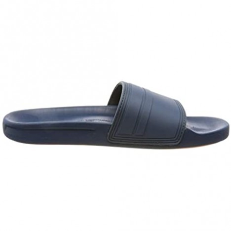 Quiksilver Men's Slide Sandal Blue Blue Yellow 10.5