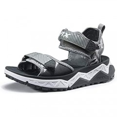 RAX Men's Cushioning Two-Strap Sport Sandal Outoor Antiskid Hiking Sandal