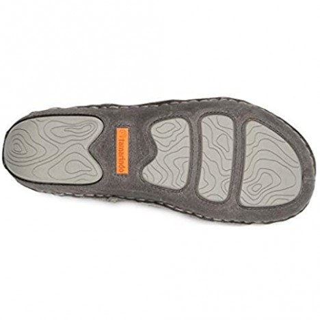 Tamarindo Discovery Men's Leather Sandal - Adjustable 2-Strap Shoe Full Grain Slip-On