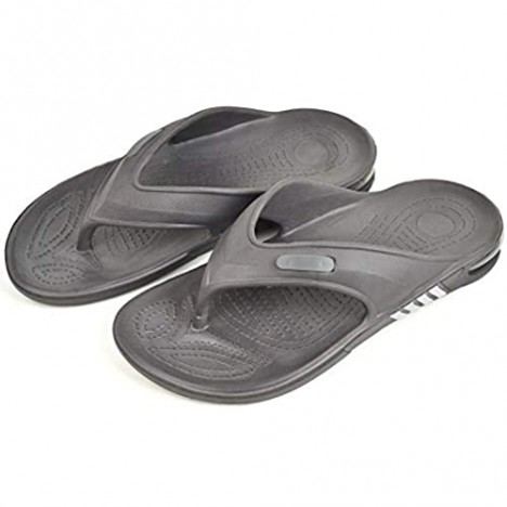 VONMAY Men's Slides Thong Sandals Sport Flip Flop Open Toe Strap Shower Shoes Slip On Beach Slippers