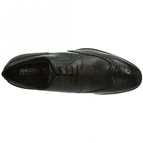 Geox Men's U Albert 2Fit Wingtip Oxford Dress Shoe Dress Shoe
