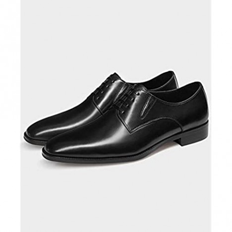 GIFENNSE Mens Leather Oxford Shoes Mens Dress Shoes