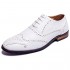 Jabasic Men Oxford Shoes Classic Modern Wingtip Lace Dress Shoes