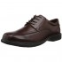 Nunn Bush Men's Bartole Street Bicycle Toe Oxford Lace Up with KORE Slip Resistant Comfort Technology Brown 10