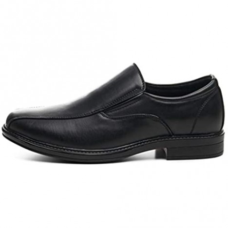 Alpine Swiss Mens Dress Shoes Leather Lined Slip on Loafers