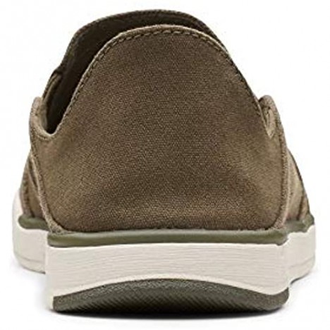 Clarks Men's Step Isle Row Loafers Beige (Sand Canvas Sand Canvas)