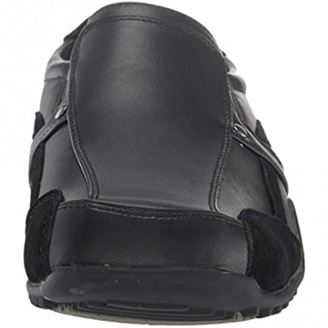 Deer Stags Men's Animal Slip Resistant Oil Resistant Non Marking SR Dress Comfort Slip-On Loafer
