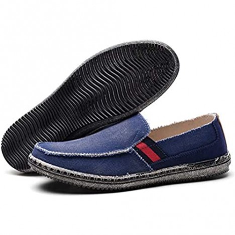 LANCROP Men's Sock Walking Shoes - Comfortable Slip on Easy Office Sneakers
