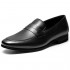 Men's Genuine Leather Formal Penny Loafers Dress Loafers Classic Slip-On Dress Shoes