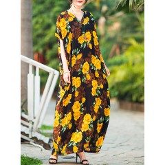 Baggy floral maxi dress Sal
