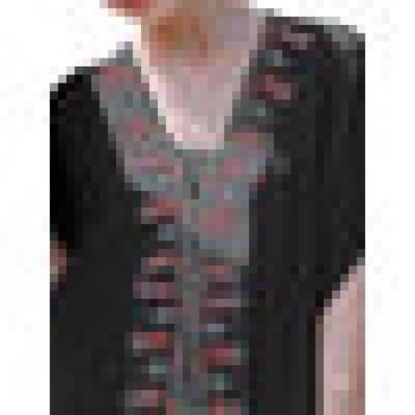 Bohemian floral v-neck short sleeve robe long maxi dress Sal