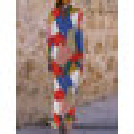 Bohemian geometric print long dress Sal