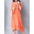 Women casual pure color half sleeve v-neck a-line dress with straps Sal