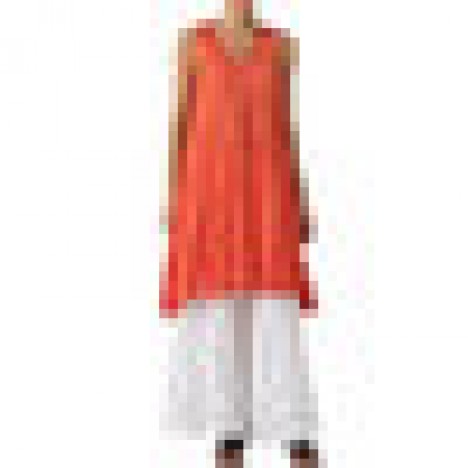Women casual solid color sleeveless shirt dress Sal