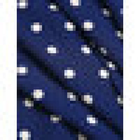Women polka dot print puff sleeve o-neck layered casual maxi dress Sal