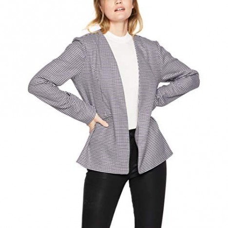 BCBGeneration Women's Woven Long Scrunched Sleeve Blazer Jacket