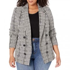 City Chic Women's Apparel Women's Blazer Style Jacket with Button Detail
