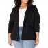 City Chic Women's Apparel Women's Fitted Jacket with One Button Detail