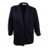 Kasper Women's Plus Size Knit 1 Button Shawl Collar Jacket