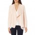 NINE WEST Women's Long Sleeve Solid Soft Crepe Jacket
