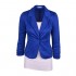 SADACO Women's Casual Work Solid Color Knit Blazer Jacket
