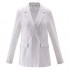 Women Pinstripe Tailored Two Buttons Work Office Blazer Jacket Suit