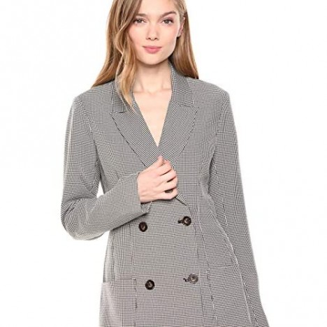 ASTR the label Women's Blazer Jacket Short Mini Dress