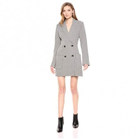 ASTR the label Women's Blazer Jacket Short Mini Dress