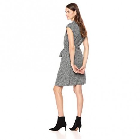ELLEN TRACY Women's Cap Sleeeve Fit and Flare Dress