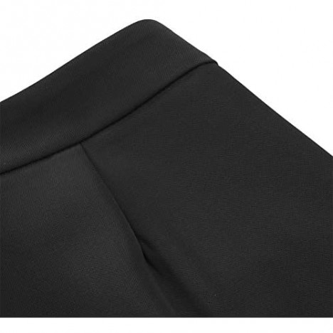 CMDC Women's 2 PC Business Casual Shawl Collar Formal Blazer Suit Pants Sets MI35