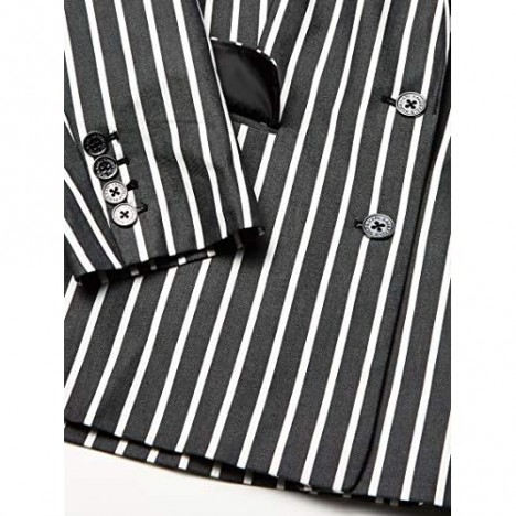 Karl Lagerfeld Paris Women's Striped Notch Collar Jacket