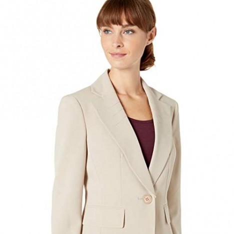 Le Suit Women's 1 Button Jacket with Pant