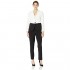 Le Suit Women's 1 Button Notch Collar Crepe Pant Suit