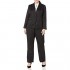 Le Suit Women's 1 Button Notch Collar Tonal Stripe Pant Suit