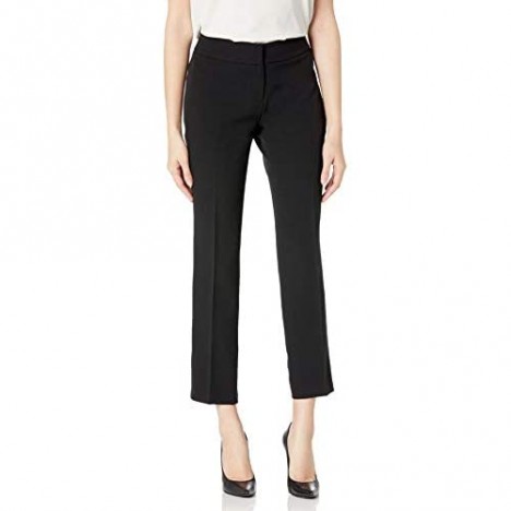 Le Suit Women's 2 Button Notch Collar Textured Plaid Pant Suit