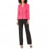 Le Suit Women's Glazed Melange 3 Button Jacket Pant Suit