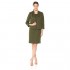 Le Suit Women's Novelty Fly Away Jacket with Sheath Dress