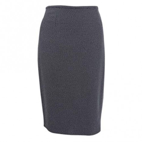 Le Suit Women's Pin Dot 3 Button Shawl Collar Skirt Suit
