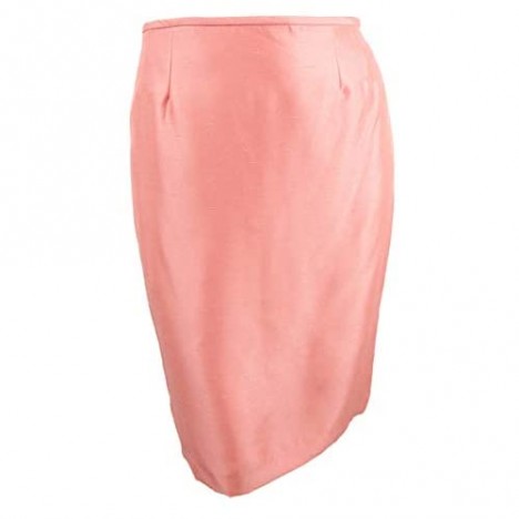 Le Suit Women's Shiny 2 Bttn Skirt Suit
